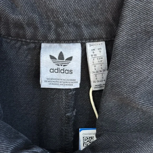 Adidas Fashion Montreal Denim Playsuit Black 
Size Small - Picture 7 of 15